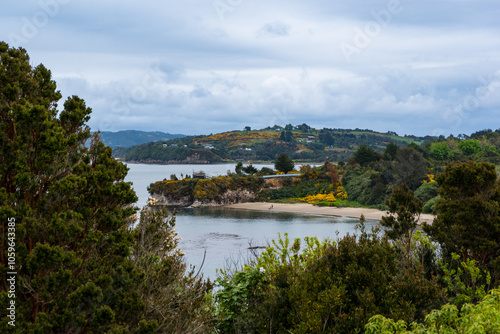 Playa Oculta: Vista desde el fuerte Ahui