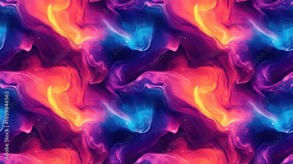 Fototapeta premium Cool abstract texture pattern in vibrant colors for modern background design and artistic applications