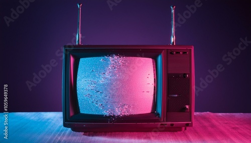 Television as a window to the world.   photo