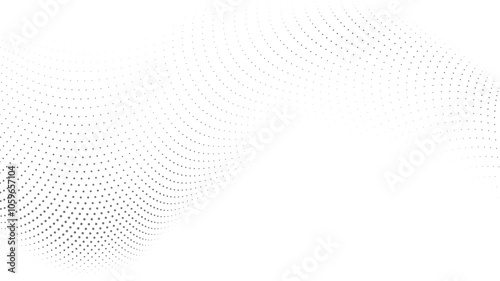 Vector Pattern of Black and White Halftone Dot Burst with Radiant Gradient Effect Ideal for Covers, Product Banners, and Decorative Design