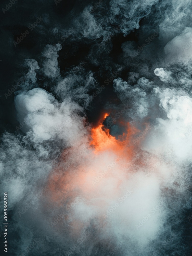 Fototapeta premium Smoke and Fire