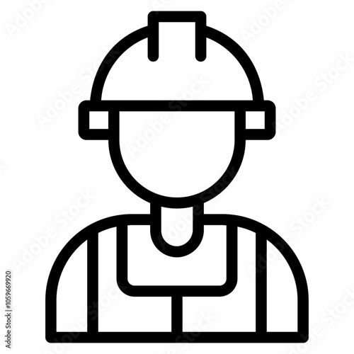 Industry Worker Vector Icon