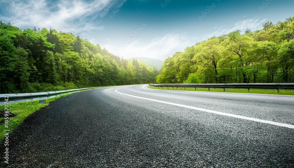 Fototapeta premium road in the woods