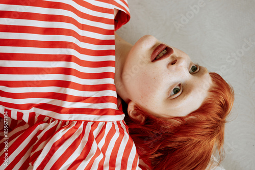 Colorful woman portrait - Bold look