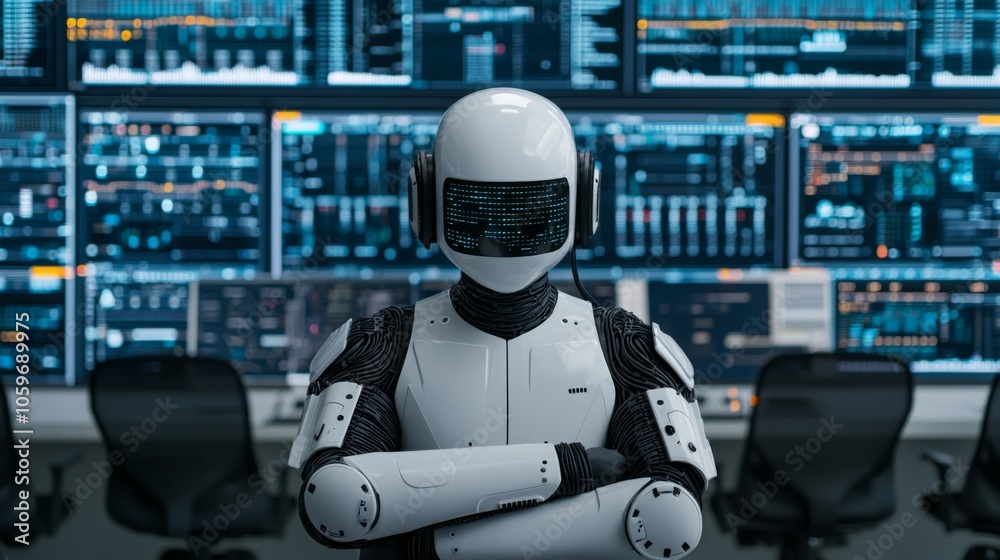 AI-Controlled Badger in a Modern Control Room AI-Controlled Badger in a Modern Control Room