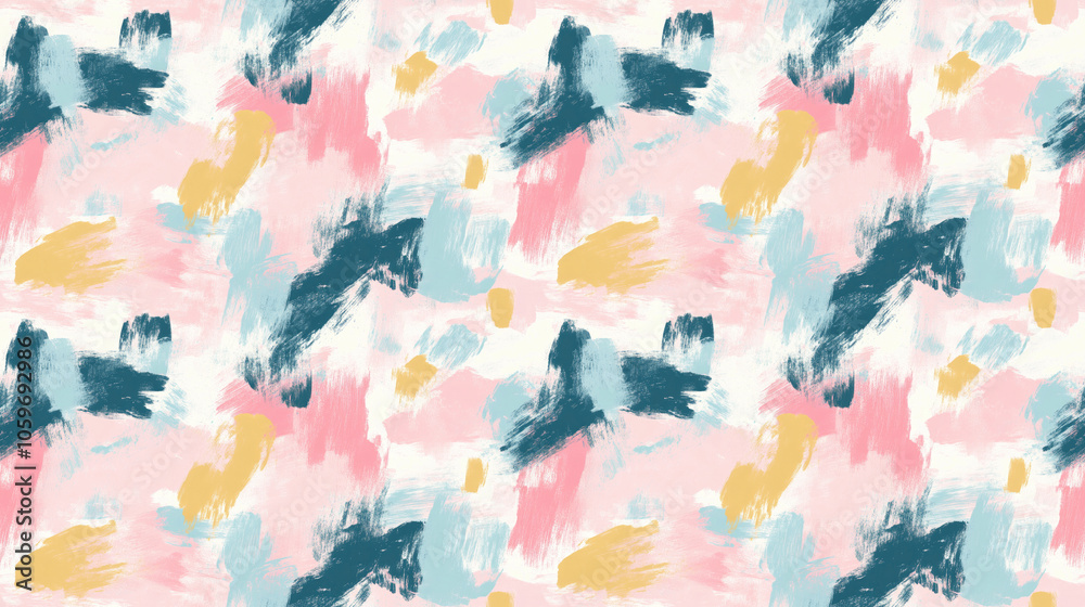 Fototapeta premium Seamless background pattern featuring an abstract messy texture design ideal for textile and graphic applications