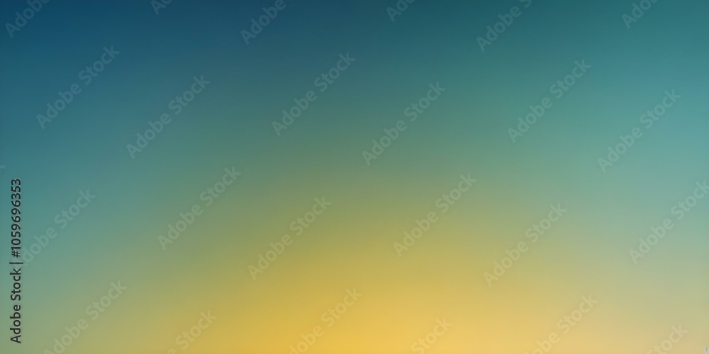 Obraz premium green yellow and blue gradient background during sunset, with a rich, warm glow enhancing the colors create with ai