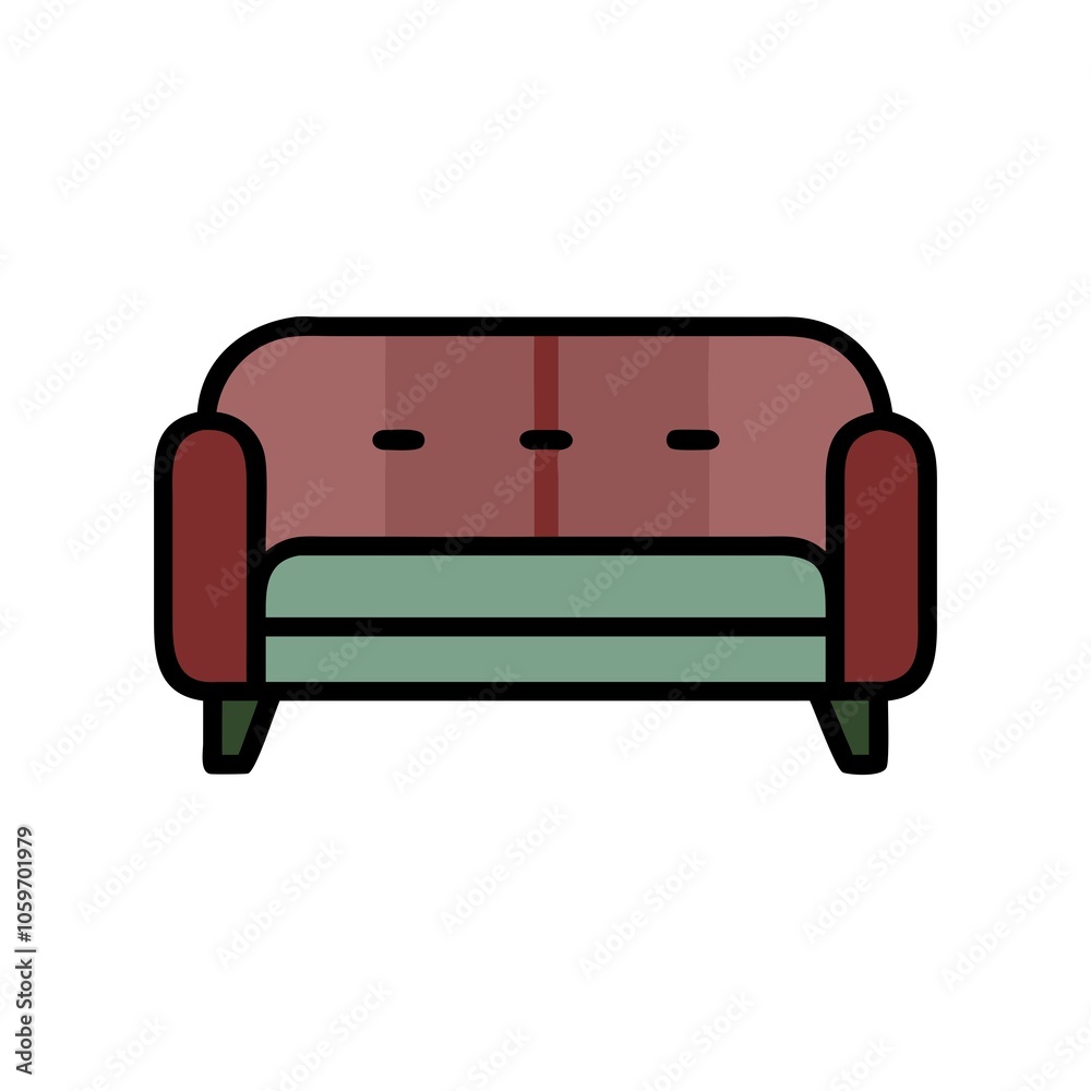 sofa isolated