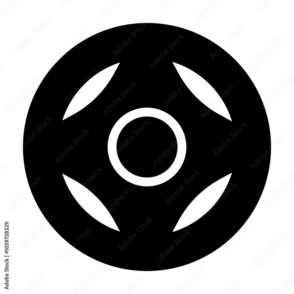 Fototapeta premium weight Solid icon
