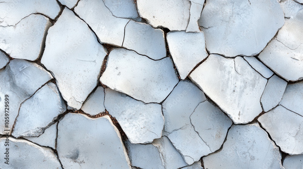 Obraz premium Weathered concrete with rust stains flat lay - industrial texture and background