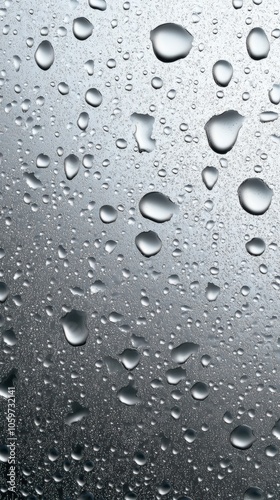 Wallpaper Mural Raindrops on Glass Surface Textured Background Photography, Close-Up Water Droplets Macro Shot, Moisture Transparency Aesthetic, Nature Rainfall Patterns Torontodigital.ca