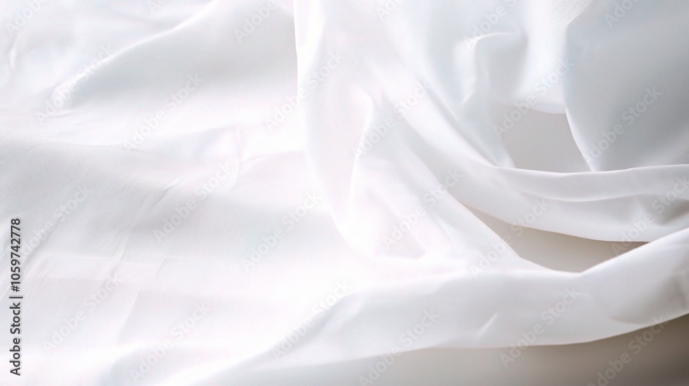 Obraz premium Close-up of Soft White Tissue Paper Texture