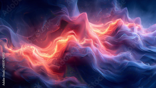 Futuristic Digital Data Background