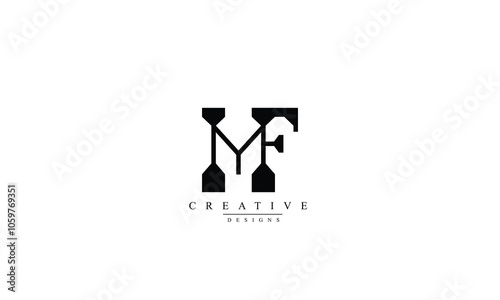 Alphabet letters Initials Monogram logo