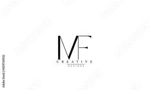 Alphabet letters Initials Monogram logo