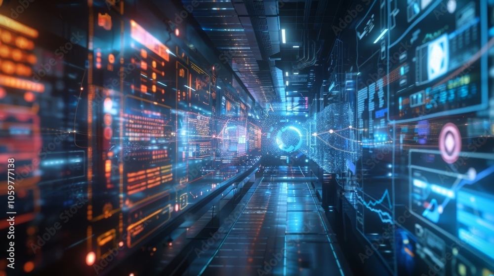 Fototapeta premium The low latency of 5G allows for immediate transmission of critical information such as medical records and patient vitals between responders and hospitals improving emergency medical
