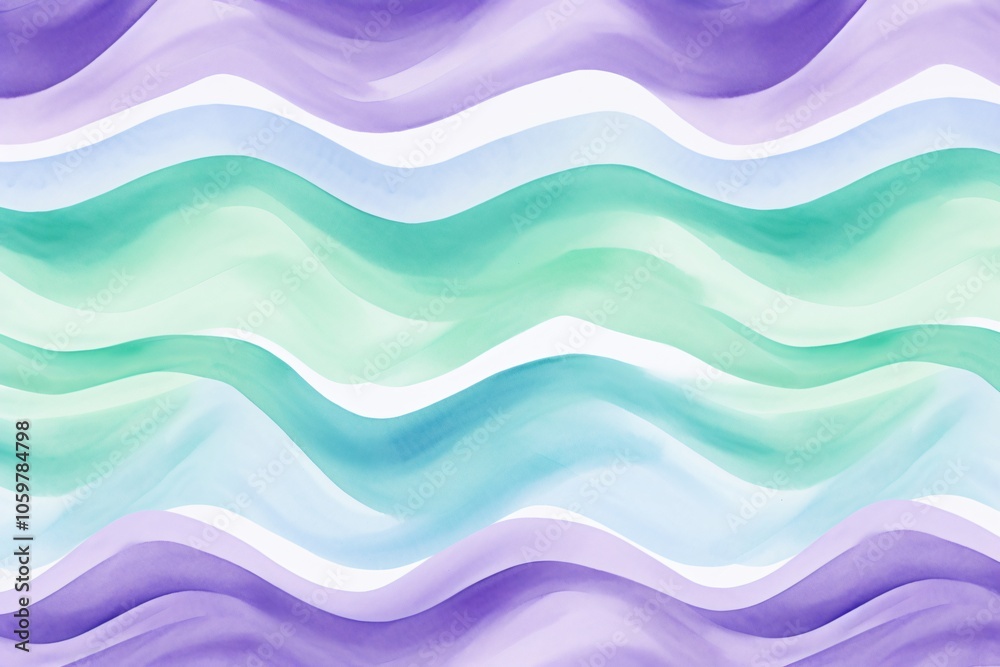 Purple and cyan green watercolor wavy lines background wallpaper Purple and cyan green watercolor wavy lines background wallpaper