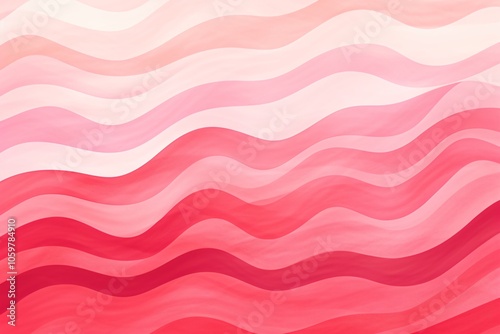 Red and pink watercolor wavy lines background wallpaper