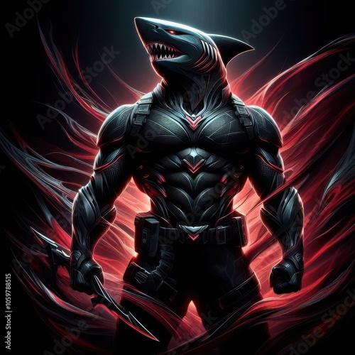 Shark | humanoid Shark | anthropomorphic Shark photo