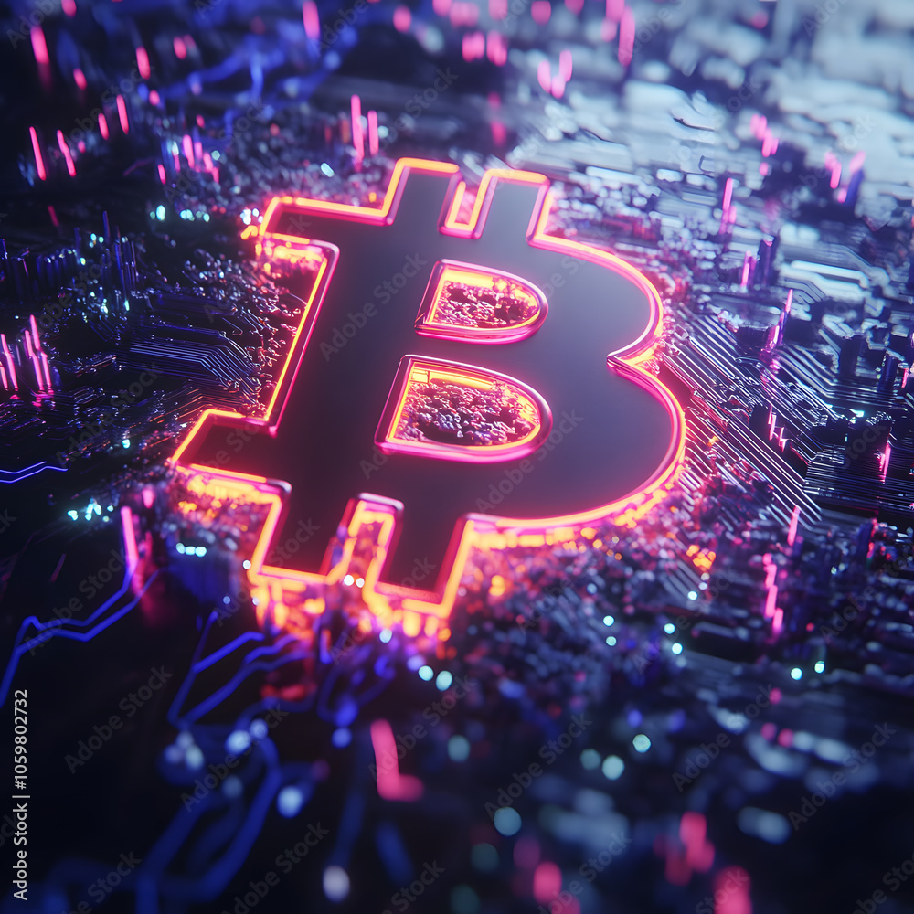 Naklejka premium dollar production, coins, stock graphs, and Bitcoin in various creative graphic styles