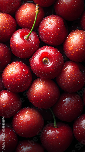 close up of cherries