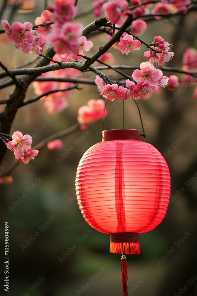 Fototapeta premium chinese lantern in the garden
