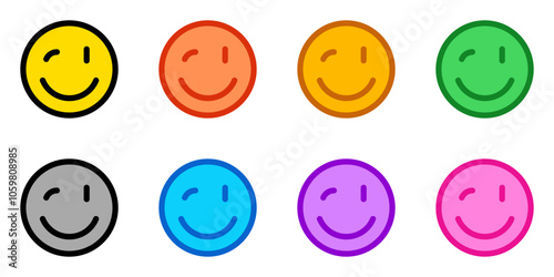 Editable winky face, winking eye, ok, tease vector icon. Part of a big icon set family. Perfect for web and app interfaces, presentations, infographics, etc
