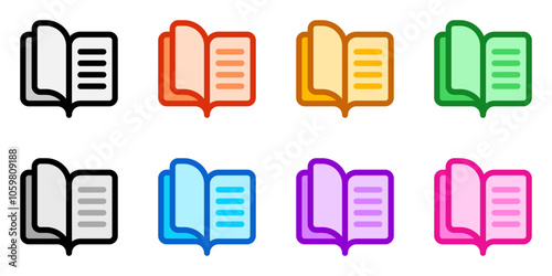 Editable flip previous page vector icon. Part of a big icon set family. Perfect for web and app interfaces, presentations, infographics, etc