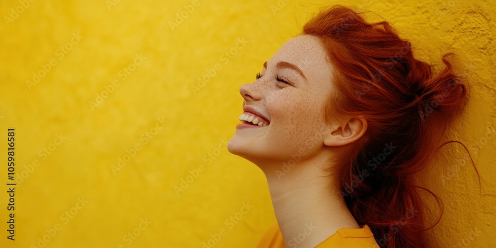 Fototapeta premium Youthful Joy - Vibrant Wall Background