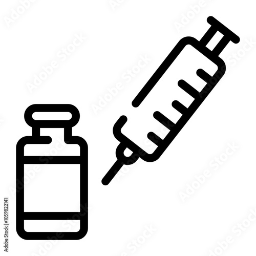 insulin line icon