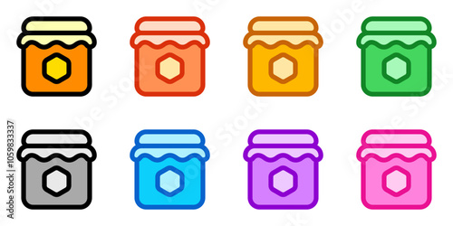 Editable honey jar vector icon. Part of a big icon set family. Perfect for web and app interfaces, presentations, infographics, etc
