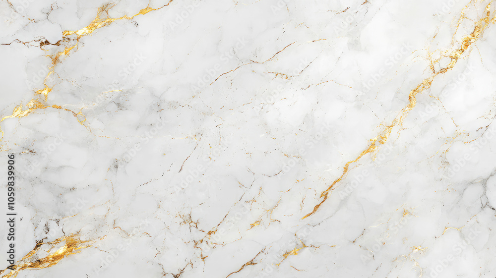 Obraz premium luxury marble white with golden inserts, wallpaper, background , web banner, extremely detailed image