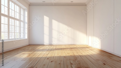 Empty Room with Sunlight