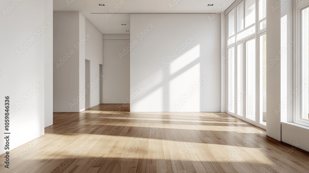 Fototapeta premium Empty Room with Light