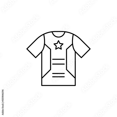 Gaming Jersey T-Shirt Icon