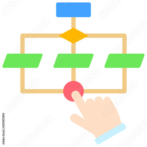 Flow Chart Icon