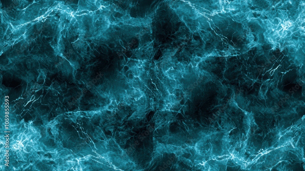 Fototapeta premium Vibrant Blue Abstract Background with Electric Energy