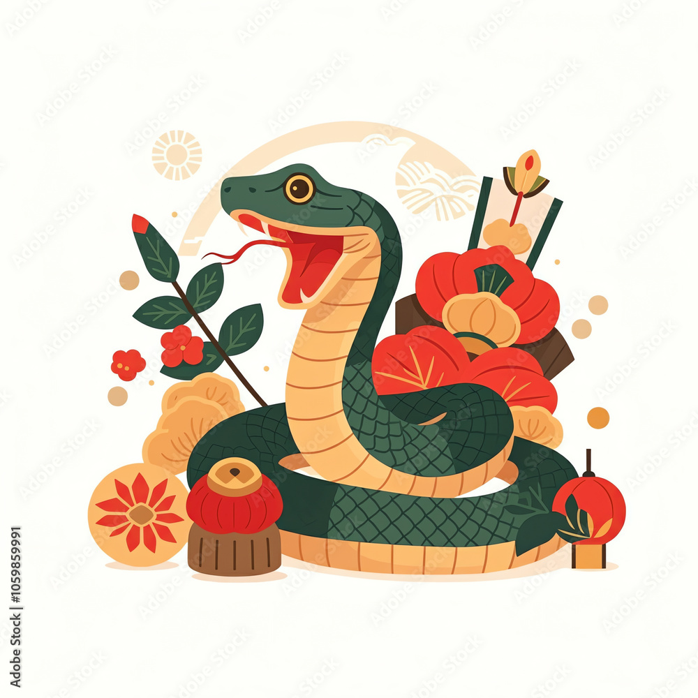 Obraz premium 新春の鼓動