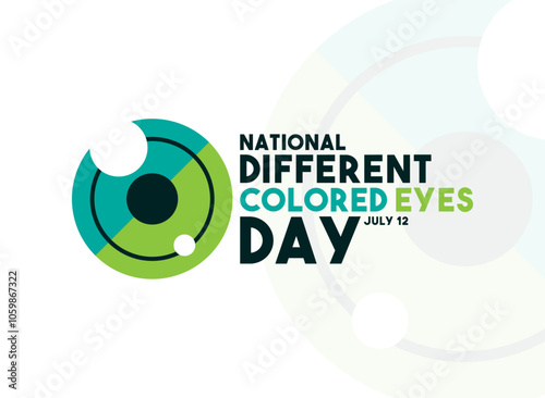 National Different Colored Eyes Day. July 12.