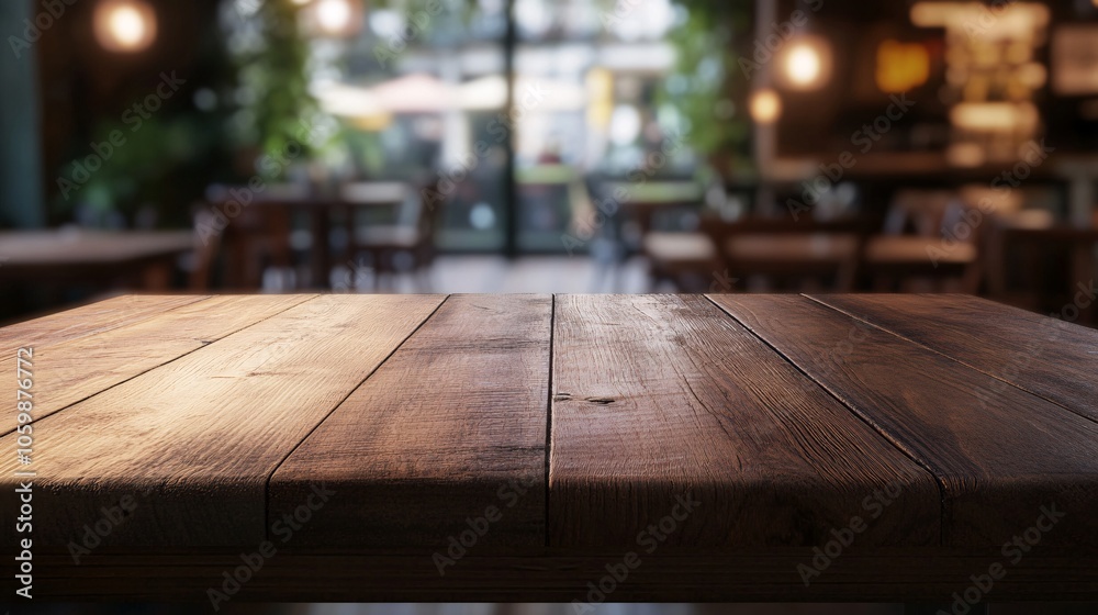 2410 72.A wooden tabletop with a softly blurred restaurant scene in the background. The faint outlines of chairs, tables, and diners provide a lively yet calming backdrop, while the table remains in 2410 72.A wooden tabletop with a softly blurred restaurant scene in the background. The faint outlines of chairs, tables, and diners provide a lively yet calming backdrop, while the table remains in