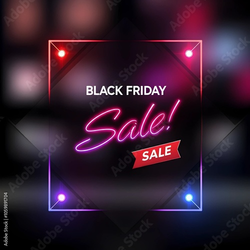 Black Friday Flyer  Design Illustration