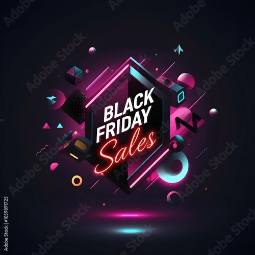 Black Friday Flyer  Design Illustration