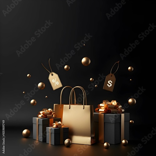 Black Friday Flyer  Design Illustration