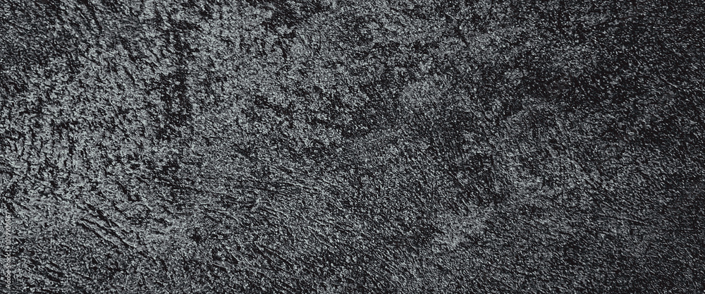 Fototapeta premium Close-up image of a textured, black and white surface. Classic, elegant and charming textured background photo for banner background.