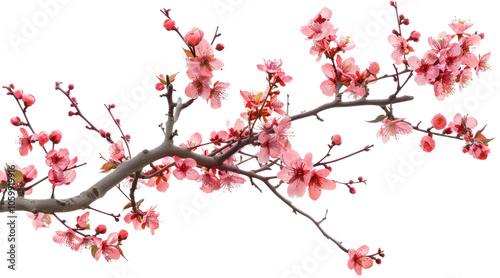 isolated sakura flower cherry blossom branch png