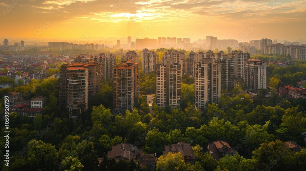 Obraz premium The Financial Benefits of Sustainable Properties