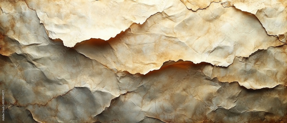 Obraz premium Textured Crumpled Paper Background for Design Projects