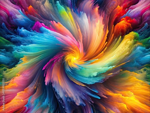 Vibrant Abstract Background with Color Explosion for Dynamic Designs and Creative Projects