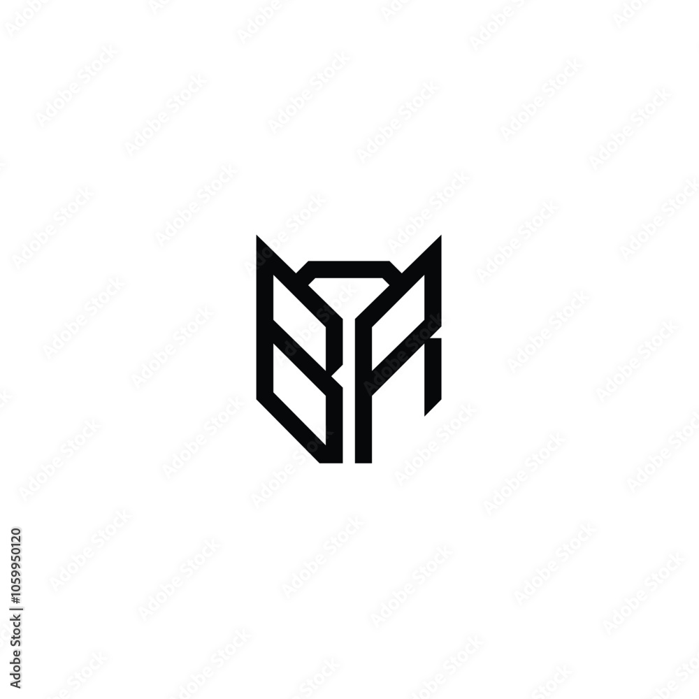 BR monogram logo design letter text name symbol monochrome logotype alphabet character simple logo BR monogram logo design letter text name symbol monochrome logotype alphabet character simple logo