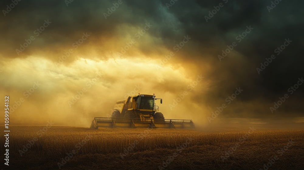 Fototapeta premium Harvest Storm.